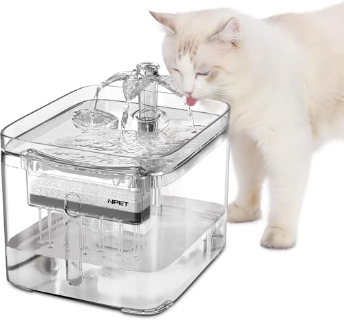 3L Automatic Cat Water Fountain Full Transparency