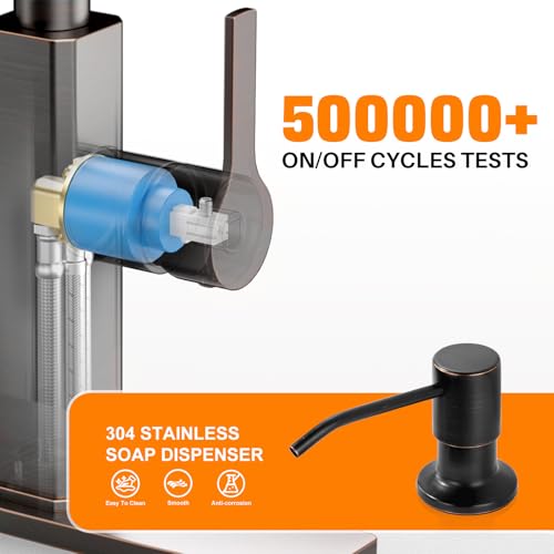 Kitchen Faucet with Pull Down Sprayer