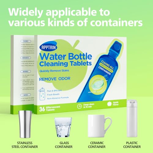 Water Bottle Cleaning Tablets (36 Count)