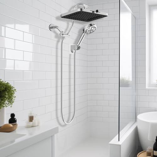13'' 5 spray Rain Shower Head with 10