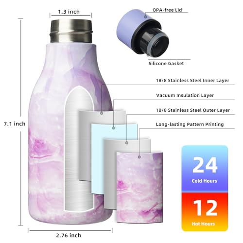 12oz Insulated Water Bottle
