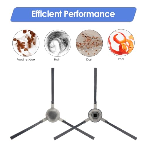 10 Pack) M2 Pro Replacement Side Brushes Compatible with Lefant M2 Pro/ M2S Pro/ M1/ M310/ M210/ M210B/ M213S Robot Vacuum, Side Brush Kit, Corner Brush Accessories Kit, Vacuum Attachments Brushes (10 Count)