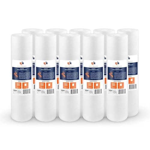 1 Micron 20 x 4.5 Sediment Water Filter Replacement Cartridge (10 Count)