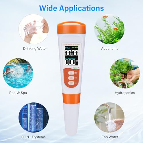 Pool Salt Tester & PH Meter