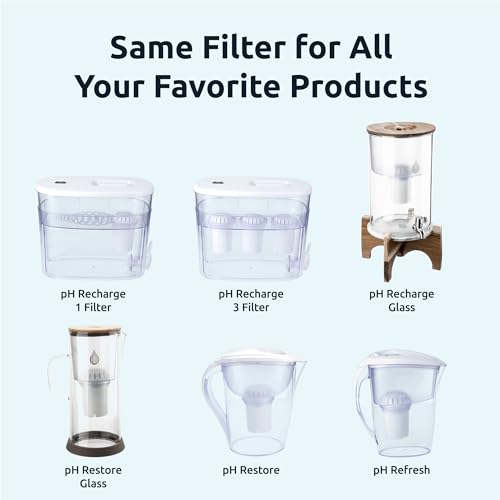 3 Pack Alkaline Water Filter PH001 with 3 (3 Count)