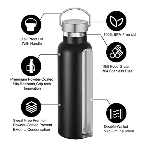 20 oz Insulated Water Bottles Bulk 2 Pack (2 Count)