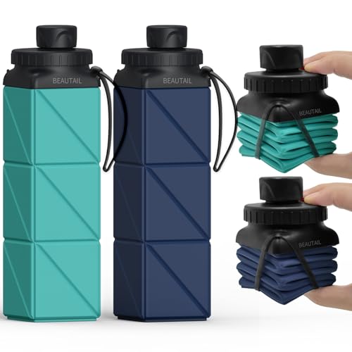 Collapsible Water Bottles 21 oz (2 Count)