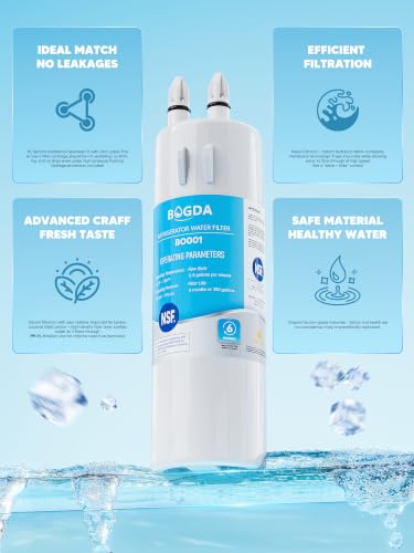 W10295370A Water Filter Replacement Fit for EDR1RXD1 (4 Count)