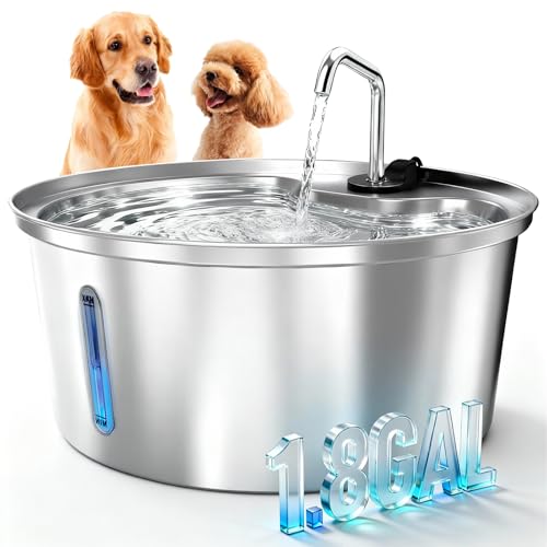 Dog Water Fountain Stainless Steel