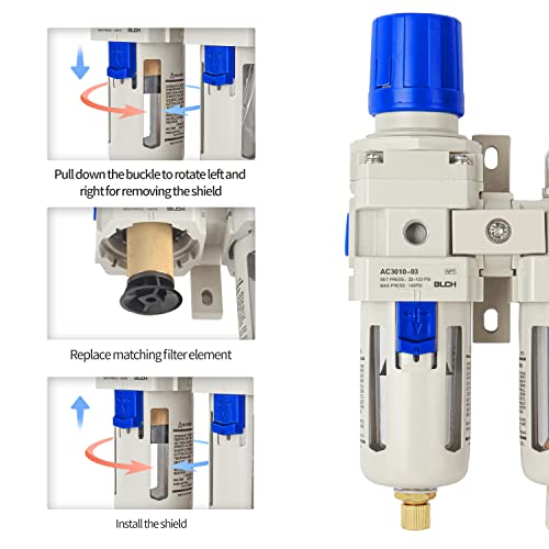 3 8" NPT Air Compressor Water Separator