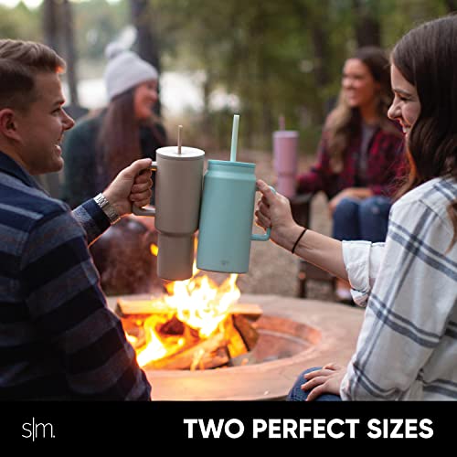 50 oz Mug Tumbler with Handle and Straw Lid