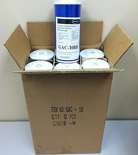 12 pack Carbon Water Filters GAC Granulated 4.5" x 10" (12 Count)