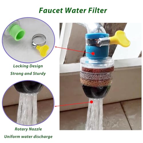 4 Pack Faucet Water Filter (4 Count)