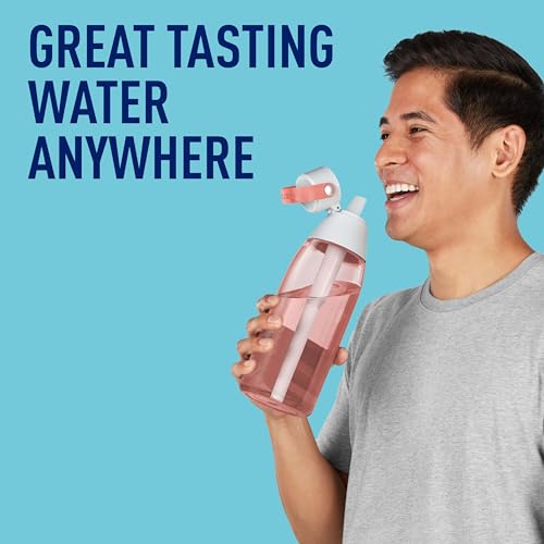 Hard Sided Plastic Premium Filtering Water Bottle