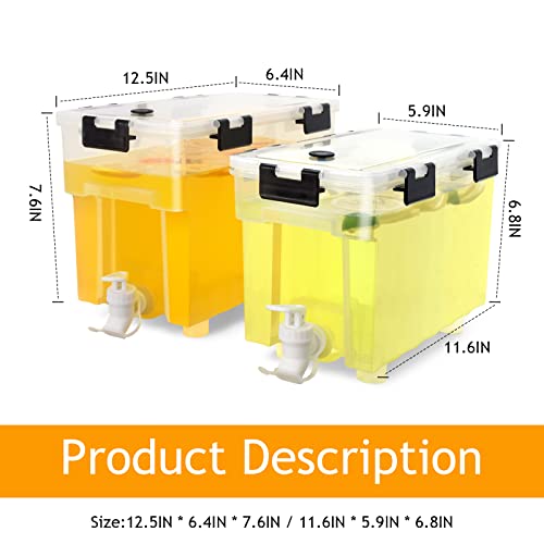 2.5 Gallon Drink Dispenser For Fridge