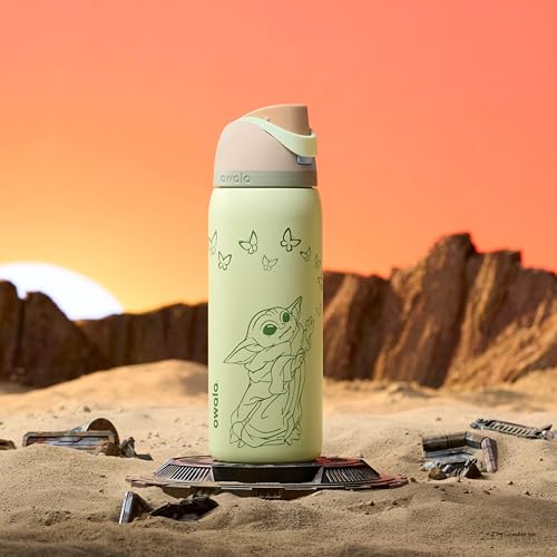 Star Wars FreeSip Stainless Steel Water Bottle 32 oz GroGu