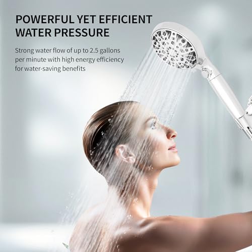 Shower Head High Pressure Handheld with 15