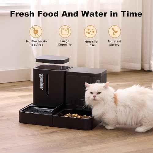Gravity Dog Food and Water Dispenser