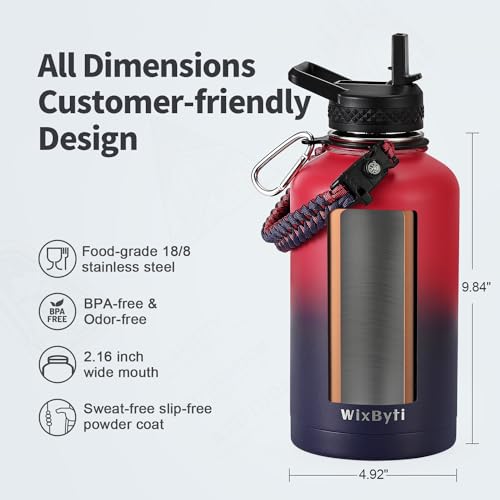 64oz Insulated Water Bottle