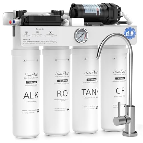 T2 600A UV Alkaline Reverse Osmosis Water Filter 600 GPD