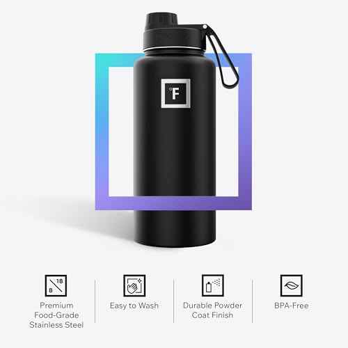 32 oz Wide Mouth Water Bottle with Spout