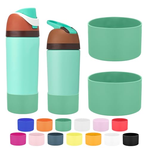2PCS Protective Boot Compatible with Owala Kids Water Bottle 16 oz &14 oz