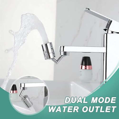Rotatable 720° Faucet Sprayer Head