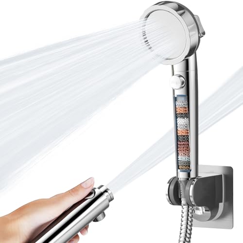 On Off Pause Camper Shower Head with Filter for RV