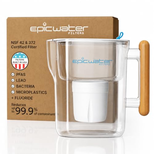 Epic Pure XP Water Filter Pitcher with Advanced CoreXchange™ Filter