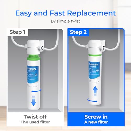 FQK1K Under Sink Water Filter Replacement for GE FQK1K