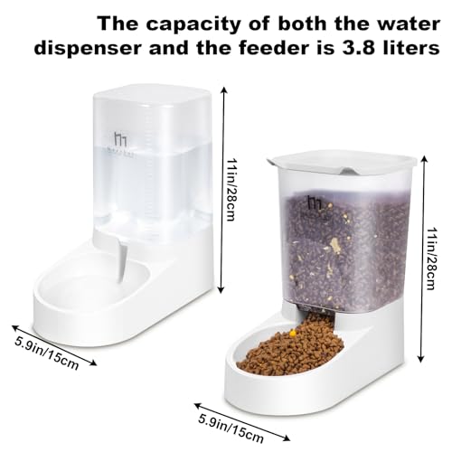 Dog Feeder Gravity Cat Feeder and Water Dispenser Set