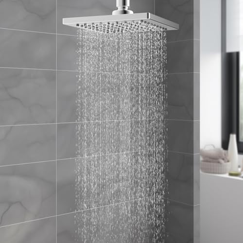 cUPC Certified Thickness Metal 6'' Square Rain Shower Head