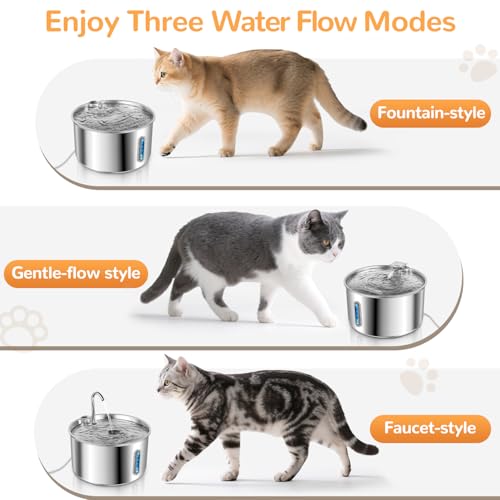 Stainless Steel Cat Water Fountain