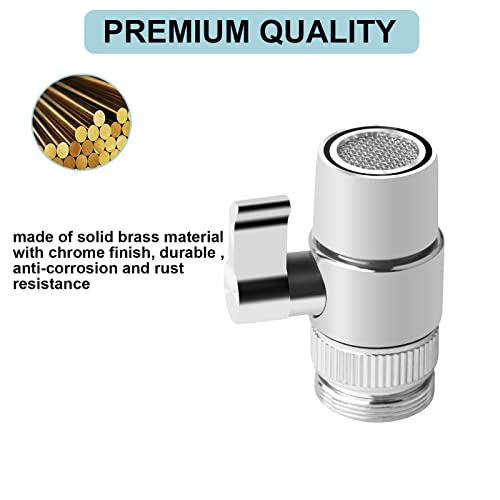 2 Pack Faucet Diverter Valve (2 Count)