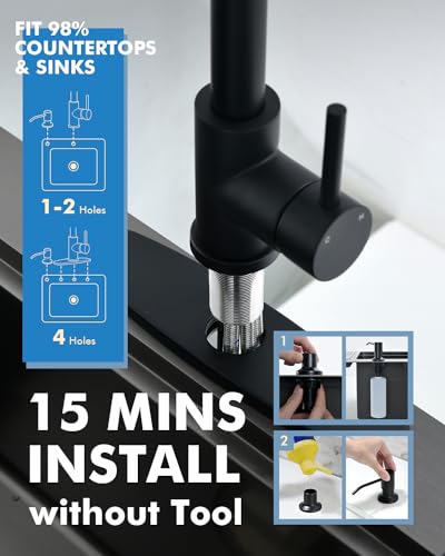 Kitchen Faucet with Pull Down Sprayer