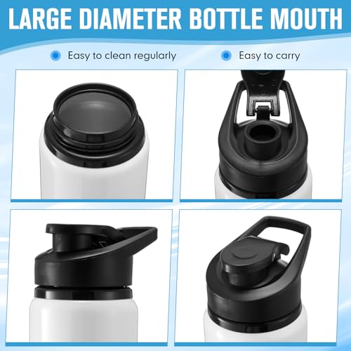 Aluminum Water Bottle Bulk (12 Count)