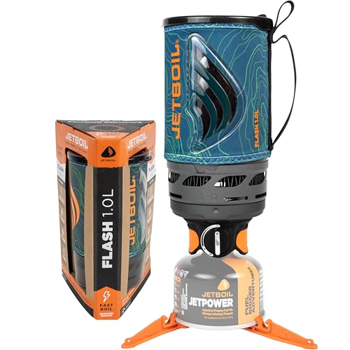 Flash 1.0L Portable Fast Boil Stove for Camping and Backpacking with 1