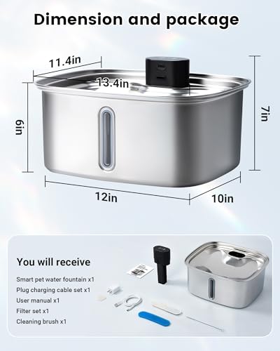 Smart Dog Water Bowl Dispenser Large