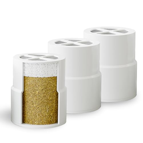 3 Pack Shower Filter Replacement Compatible with jolie shower head filter (3 Count)