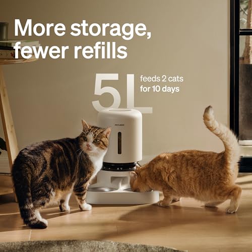 5L Automatic Cat Feeder for 2 Cats