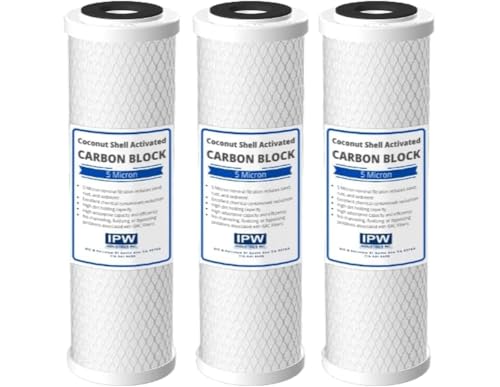 3-Pack Flow-Pur 8 (WCBCS-975-RV) Water Filter Replacement and Water Purifier Activated Carbon Filter for RV Water Filter System (3 Count)