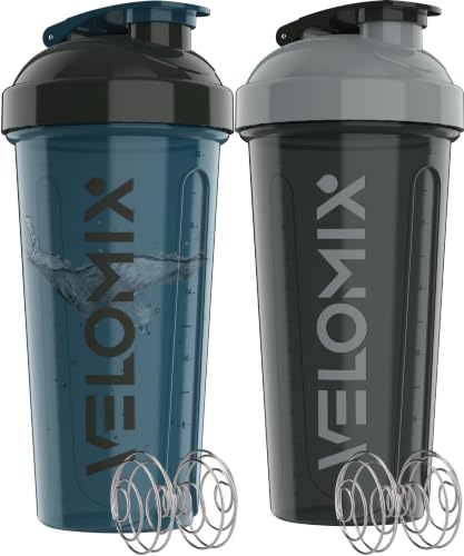 2 Pack 28oz Protein Shaker Bottle for Protein Mixes (2 Count)