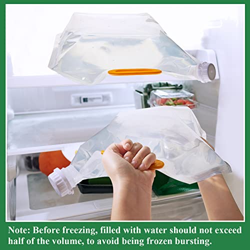 12 Pack 1.3 Gallon Collapsible Water Bags
