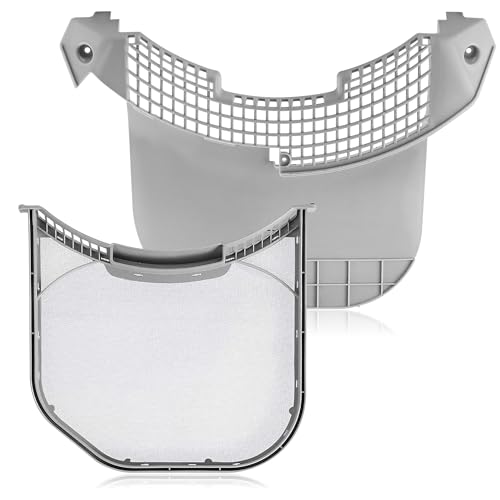 ADQ56656401 Dryer Lint Filter Stainless Steel Mesh With MCK49049101 Lint Trap Cover Housing For LG & Kenmore Dryer Lint Screen Replacement