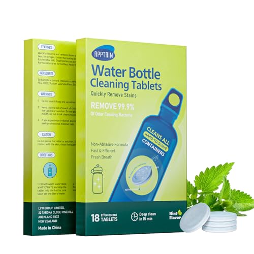 Water Bottle Cleaning Tablets (18 Count)