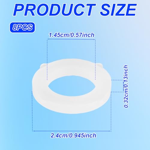 8pcs Replacement Gasket Seals Compatible with Sawyer Water Filters (8 Count)