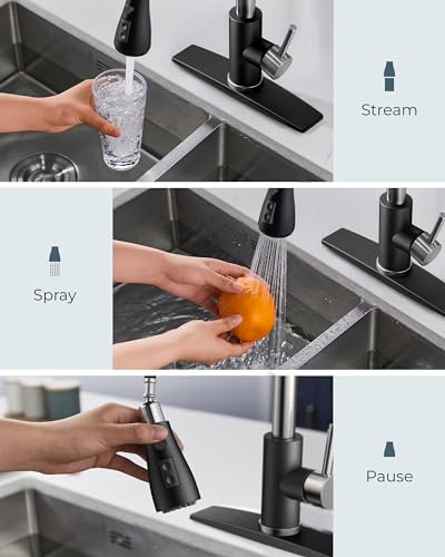 Kitchen Faucet with Soap Dispenser
