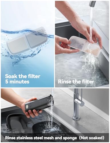 6 Pack Filter for Cat Water Fountain & 6 Pack Sponges Filter Replacement for 135 fl oz (6 Count)