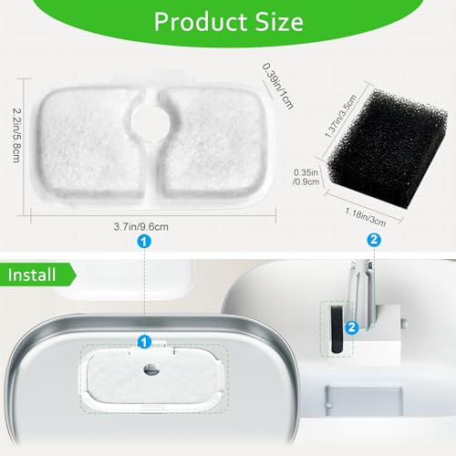 Cat Water Fountain Filters (10 Count)