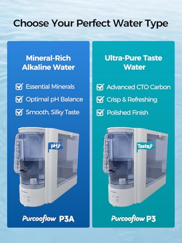 Countertop Alkaline Reverse Osmosis Water Filtration System
